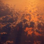 Sunset in a cloudy Sky Background for your phone. #background #phone #sunset #sky #clouds #nature