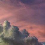Colorful, Fluffy, Surreal sunset clouds! #clouds #sunset #cumulus #nature #fluffy #surreal