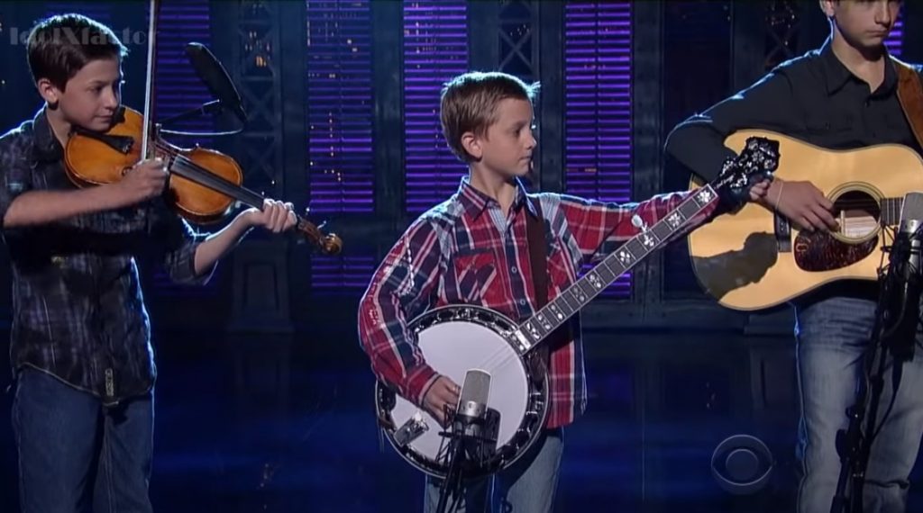 talented, gifted, kids, brothers, instruments, banjo, music, bluegrass, band, little, show, west, american, song, amazing, professional, impressive;