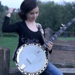 12 years old girl play the banjo like a pro