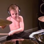 Avery the little drummer