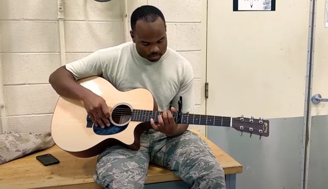 He Was An Ordinary Soldier In The Army But When He Plays The Guitar ...