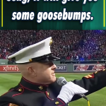 All Americans need to listen to this marine’s song, it will give you some goosebumps.