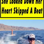Girl Was Just Casually Waterskiing, But When She Looked Down Her Heart Skipped A Beat