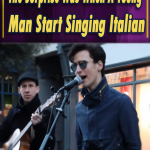 Street Performers Play A Duo To Ed Sheeran However, The Surprise Was When A Young Man Start Singing Italian