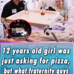 12 years old girl was just asking for pizza