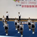 These cheerleaders forming a great formations however just look at their next move. Outstanding!