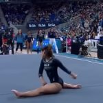 This gymnastic performer delivers a stunning “Micheal Jackson” play got the whole audience shocked by her incredible flexibility.