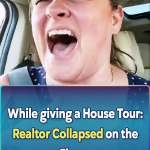While giving a house tour Realtor collapsed on the floor