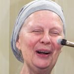 Makeup Application Amazing transformation for an old women