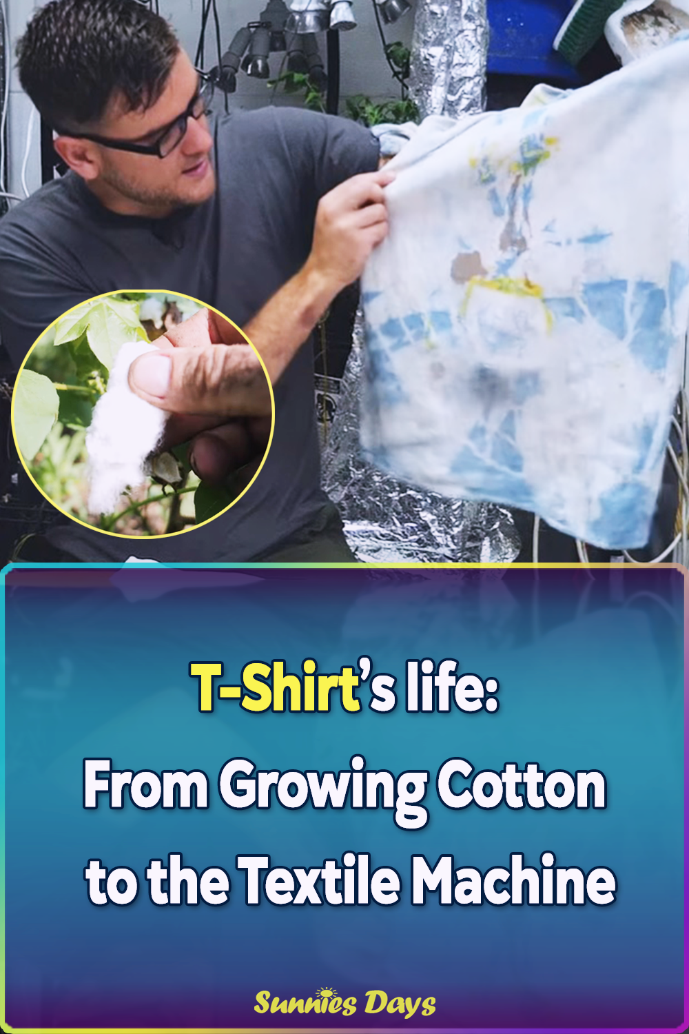 easy T-shirt projects, T-shirt projects step by step, how to start a textile project from the beginning, ideas for projects with small budgets, creative way to make a t-shirt, how to make a textile project using your own cotton farm