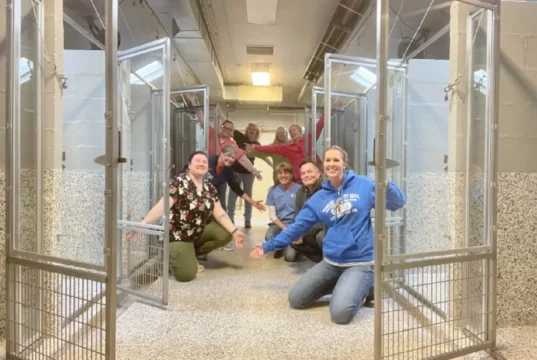 Adams County SPCA, Animal shelter achievements, Empty kennels, Community animal welfare, SPCA adoption success, Pet adoption stories, No dogs in shelter, Animal welfare milestones, Community support for animals, Successful animal shelters.