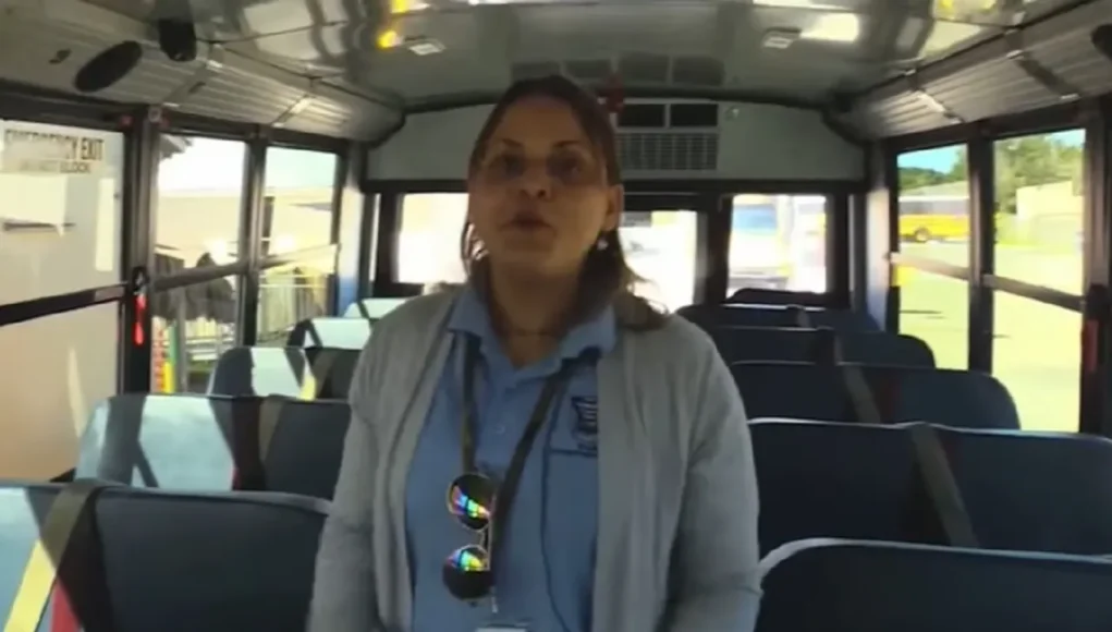 Bus driver hero story, Mayrelyn Lopez's heroic actions, Everyday heroes in California, School bus safety incident, Child choking rescue by bus driver, First aid training for bus drivers, Community recognition for bravery, Impact of quick thinking in emergencies, California bus driver saves child, Unsung heroes on school buses.