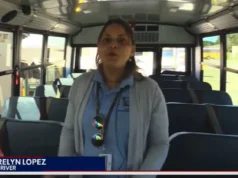 Bus driver hero story, Mayrelyn Lopez's heroic actions, Everyday heroes in California, School bus safety incident, Child choking rescue by bus driver, First aid training for bus drivers, Community recognition for bravery, Impact of quick thinking in emergencies, California bus driver saves child, Unsung heroes on school buses.