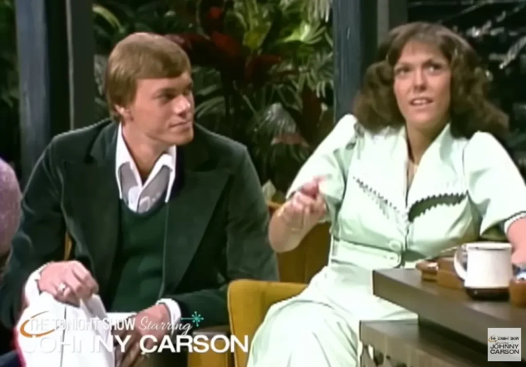 The Carpenters, Carson Tonight Show, 1973 TV Performance, Golden Era of Television, Karen and Richard Carpenter, Musical Prowess, Iconic Music Duo, Nostalgia, Musical Extravaganza, Timeless Elegance, Melodic Presence, Television History, Unforgettable Performance