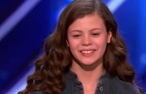 13-year-old singer America's Got Talent, Angelina I'll Stand by You AGT, young talent on America's Got Talent, Simon Cowell AGT performance, AGT standing ovation performance, powerful young singer AGT, America's Got Talent 2024 highlights, best performances on AGT, emotional song performance AGT, young singers on reality TV