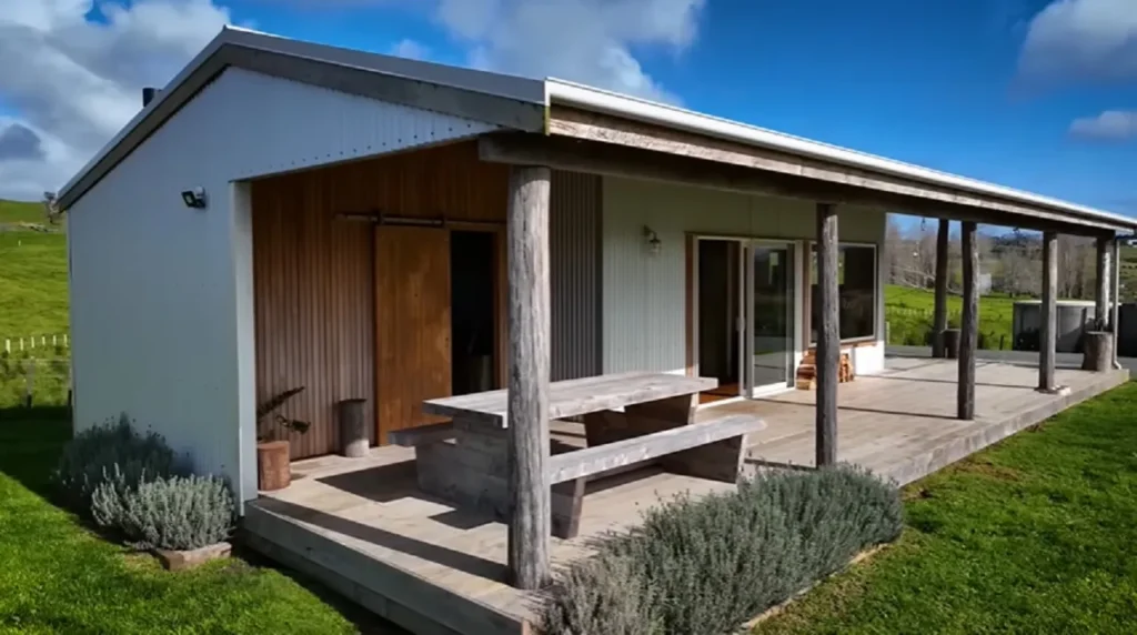 Rustic tiny cabin, Reclaimed wood cabin, Sustainable tiny home, Eco-friendly cabin design, Tiny cabin getaway, Rustic charm cabin, Modern rustic cabin, Nature retreat cabin, Salvaged materials home, Off-grid tiny house