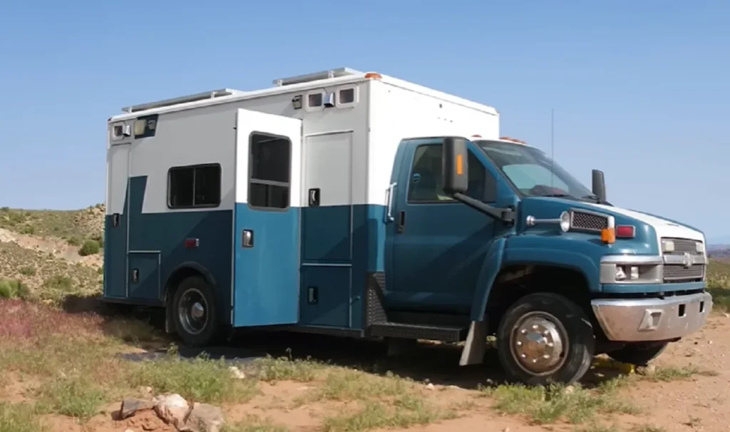 Ambulance tiny home conversion, Glambo tiny house, Minimalist living ideas, DIY tiny home projects, Mobile tiny home design, Creative tiny house transformations, Tiny living on a budget, Innovative tiny home designs, Ambulance to tiny house, Sustainable tiny home living