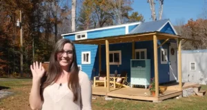 tiny home for cat lovers, cat-friendly tiny house design, tiny home living with pets, small space living with cats, affordable tiny home ideas, pet-friendly tiny house tips, tiny house North Carolina, clever design for tiny homes, living with cats in a tiny home, feline-friendly tiny home features