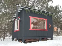 off-grid cabin, affordable cabin building, simple cabin retreat, how to build a cabin, budget-friendly off-grid living, sustainable cabin, off-grid DIY cabin, achievable cabin plans