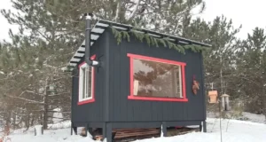 off-grid cabin, affordable cabin building, simple cabin retreat, how to build a cabin, budget-friendly off-grid living, sustainable cabin, off-grid DIY cabin, achievable cabin plans