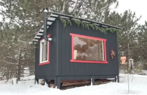 off-grid cabin, affordable cabin building, simple cabin retreat, how to build a cabin, budget-friendly off-grid living, sustainable cabin, off-grid DIY cabin, achievable cabin plans