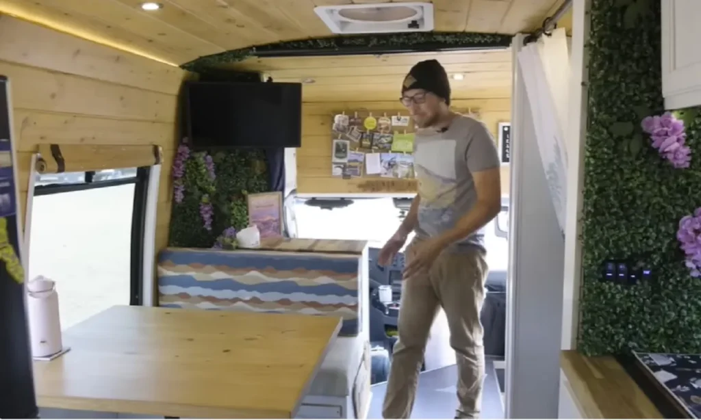 tiny home movement, DIY bus home, bus conversion, nomadic lifestyle, minimalist living, Franklin bus, shuttle bus transformation, sustainable living, mobile home, tiny living