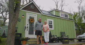 tiny house living, retirees tiny home, sustainable living, small footprint homes, minimalist lifestyle, tiny house design, tiny home community, downsizing for retirement, Liberation Tiny Homes, tiny living tips, smart storage solutions