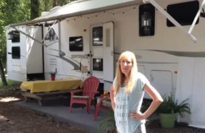 RV renovation, full-time RV living, family camper transformation, RV home design, RV organization, RV remodel, RV living with kids