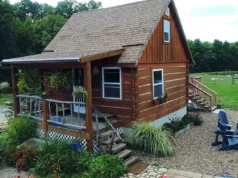 tiny house movement, off-grid living, Doug and Stacy cabin, pioneer-style tiny house, sustainable living, minimalist lifestyle, craftsmanship in tiny houses, renewable energy for cabins, tiny house design, rustic-modern cabins